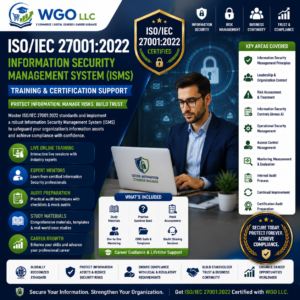 ISO/IEC 27001:2022 Information Security Management System Training and Certification Support by WGO LLC